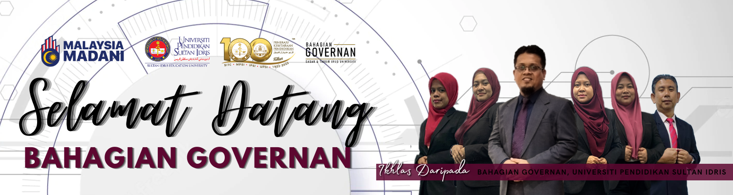UPSI | Bahagian Governan