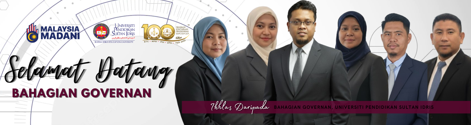 UPSI | Bahagian Governan